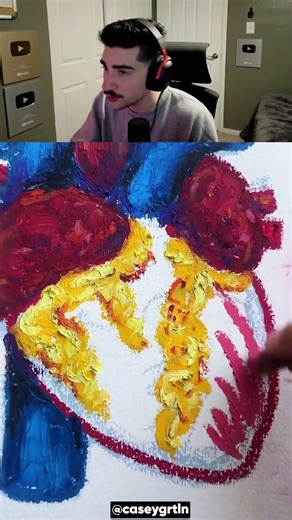 How to Draw Heart with Oil Pastels! 🤯