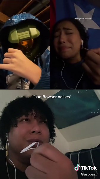 Sad Bowser Noises - Mario, Yoshi, and Bowser Duet with @erdoesgaming_