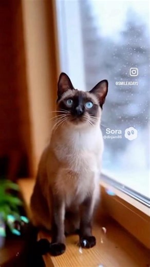 A beautiful Tonkinese cat 🐈 #beautiful #cat #viral #shorts #cute