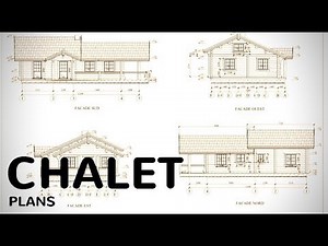 Le Chalet en bois massif en plans