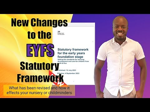 New changes to the EYFS 2023 - What has been revised and how it effects your nursery or childminders