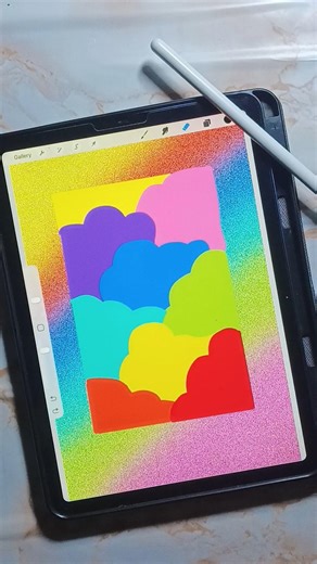 Easy Procreate Layering Trick! 🤫✨#shorts