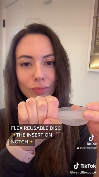 What’s the deal w/ the notch on the rim of Flex Reusable Disc? 👀 #periodtips #flex #periodtiktok #fyp