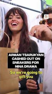 Nina Drama and Arman Tsarukyan left with some elite pairs 🔥#SneakerShopping