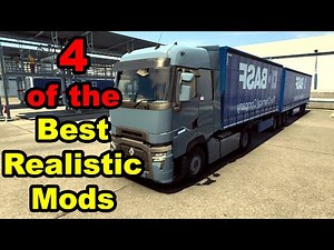 ETS 2 _ Best 4 Realistic MODS | Sleepy Driving | Realistic Truck Physics