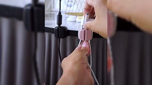 6 Pack Magnetic & Adhesive Cord Organizer - Spring Clip Cable Management Holder for Desk, Nightstand, Office, Car | 2026 Upgrade Cable Clips & Cords Keeper (Light Pink)