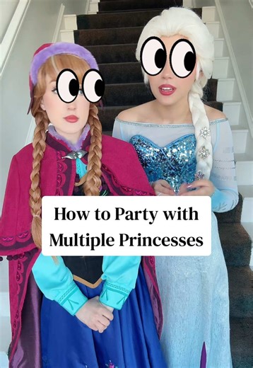how to do a party with multiple princesses! #partyprincess #partyprincessdrama #frozen2 #disneyprincess #disneyprincesscostume @CharacterConnectionCo. @Ceiling Fan