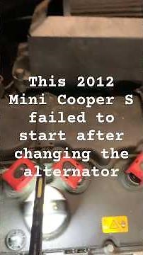 2012 Mini Cooper S cranks no start no spark fixed #minijohncooper #automobile #mechanic #mini #diy