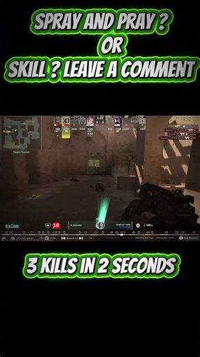 MP9 Spray & Pray… or Pure Skill? 🤔🔥 (3 Kills in 2 Seconds!) #cs2 #csgo #gaming #clutch #cs2clips