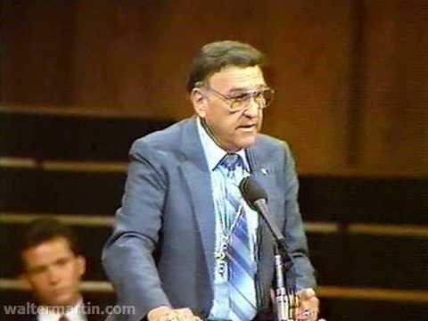 Dr. Walter Martin - Part 1 of 2 - Jehovah of the Watchtower 1987