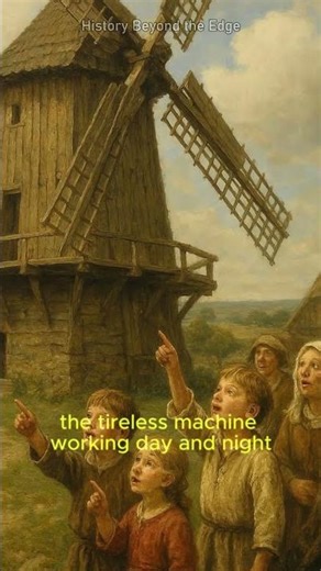Windmills: The Medieval Machine That Changed Civilization #shorts #history #motivation #facts