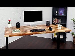 Solid Wood Desktops for Standing Desks: Beautiful, unique, and naturally produced | UPLIFT Desk