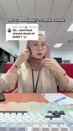 Tutorial Shawl Mudah: Cara Pakai Shawl Instant Cotton (Ringkas)