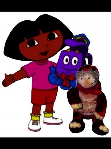 Dora The Explorer: Dora O' Backpack Parade w/SF Red Stegosaurus