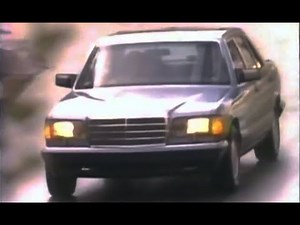 1989 Mercedes S-Class history commercial