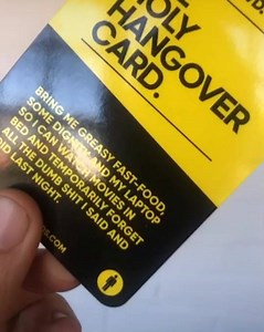 19K views · 32 reactions | Who’s playing the holy hangover card this weekend...? ‍♀️ #servdcards | SERVD Cards | Facebook