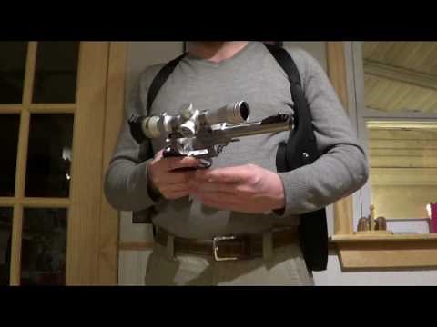 Uncle Mike's Sidekick Scoped Vertical Shoulder Holster for Super Redhawk