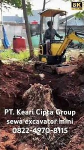 Sewa excavator mini Jati Asih Kota Bekasi