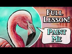EASY Acrylic Painting Lesson for Beginners!! 😍🎨 #acrylicpainting