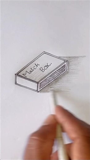 how to draw matchbox. #drawing #matchbox
