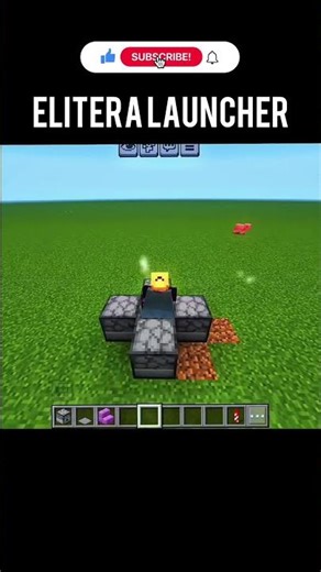 Minecraft: Easy 1-Minute Elytra Launcher Tutorial minecraft #shortsfeed #shorts #short