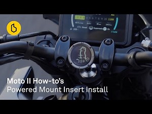 Moto II How-to: Powered Mount Insert Install