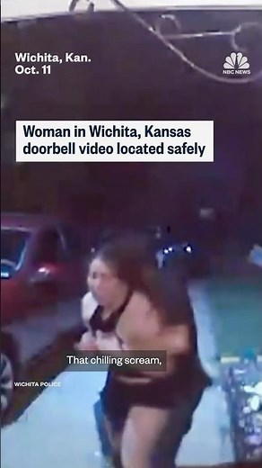 Woman in Wichita, Kansas, doorbell video located safely