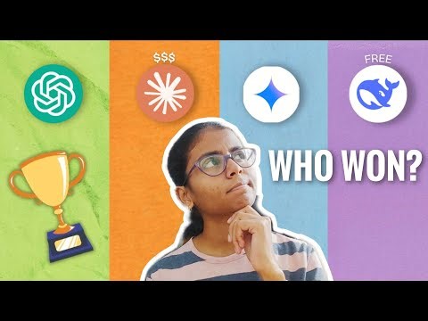 ChatGPT vs Claude vs Gemini vs DeepSeek : The Ultimate Coding Battle (2025)