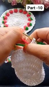 37K views · 263 reactions | how to make Crochet Strawberry table mat tutorial ❤️ part-10 #crochet #crochetforbeginners #kintting #viralpost2026 #crochetlove #diy #fblifestyleb #minidress | Julia's Craft & Crochet | Facebook