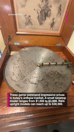 Over 130 years ago, this was considered a luxury home entertainment🎶