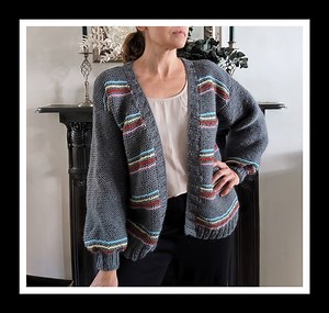 Hand Knitted Cardigan - Etsy UK