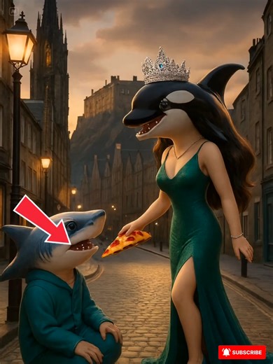 Dolphin in a Dress Takes Over the City 👑🐬💥”#dolphin_1080p