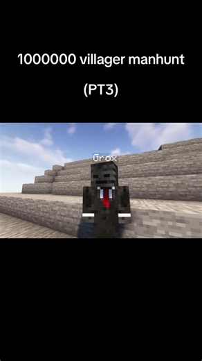 GROX vs. 1 millón de aldeanos: ¡La parte 3 del manhunt!