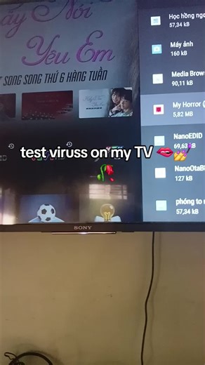 Testing Virus Detection on Sony Android TV