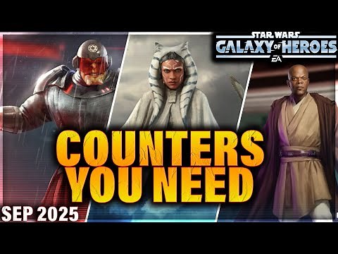 COUNTERS YOU NEED (September 2025 | 5v5) (w/ Timestamps) #swgoh #gac #galaxyofheroes #starwars