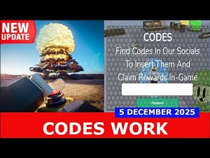 *CODES* ☢️Nuke Tycoon Nuclear [HYPERSONIC] ROBLOX | December 5, 2025