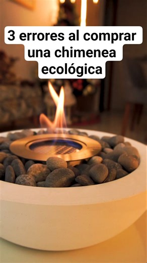 No cometas estos 3 errores al comprar una chimenea ecológica. #chimenea