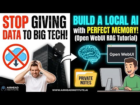 📱 Build a Local AI with a Perfect Memory! (Open WebUI RAG Tutorial)