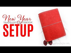 Easy DIY Monthly Calender Insert 2024 Traveler's Notebook Setup