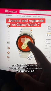 17K views · 1.4K reactions | Liverpool puso en oferta los Samsung Galaxy Watch 7 / Oferta del Samsung Galaxy Watch 7 / Relojes de Samsung / Ofertas de Liverpool / Galaxy Watch vs Apple Watch #samsung #galaxywatch #smartwatch #ofertas | Ofertas Perronas Mx 2.0 | Facebook