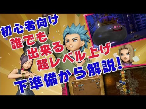 (初心者向け)誰でも出来る超レベル上げ！下準備から解説！【ドラクエ１１】
