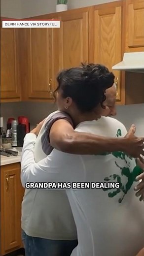 See how this family immortalized grandpa's hugs 🥰