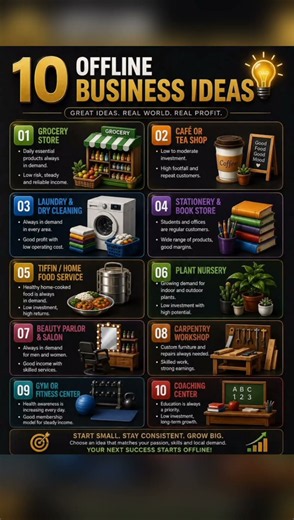 top 10 offline business ideas #business #businessgrowth #shorts
