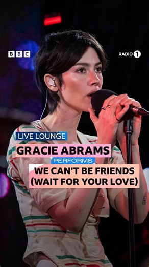 Gracie Abrams performs “we can’t be friends (wait for your love)” — Live Lounge