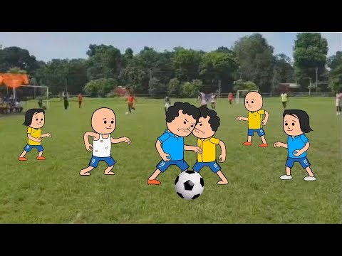 Da Re Football Gate//Santali Funny comedy cartoon video 2025