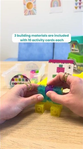Introduce STEM through play! 🩷💛🩵