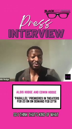 BGN interviews Aldis Hodge (Alex) and Edwin Hodge (Martel) for their latest film Parallel. Parallel follows the story of Vanessa (Danielle Deadwyler) who takes refuge at her family’s lake house to grieve after suffering the loss of her child. Accompanied by her husband, Alex (Aldis Hodge), and his brother, Martel (Edwin Hodge), Vanessa attempts to regain her sense of normalcy after the tragedy. ✨✨✨ #Parallel #aldishodge #edwinhodge #parallelmovie #interview #blackgirlnerds #reels | Black Girl Ne