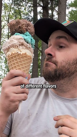 Ridiculous sizes at Hodgie's Ice Cream. in Amesbury