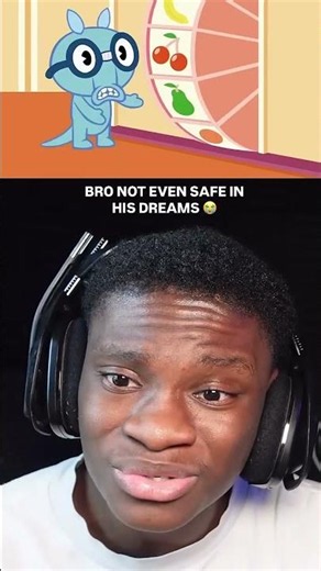 BRO NOT EVEN SAFE IN HIS DREAMS 😭 #reaction #trending #shorts #happytreefriends