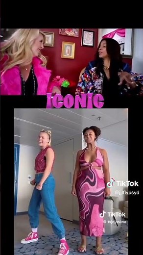 JoJo Siwa and Nia Sioux Look Back at Nia's "SLAY" Music Video #dance #jojosiwa #dancemoms #tiktok